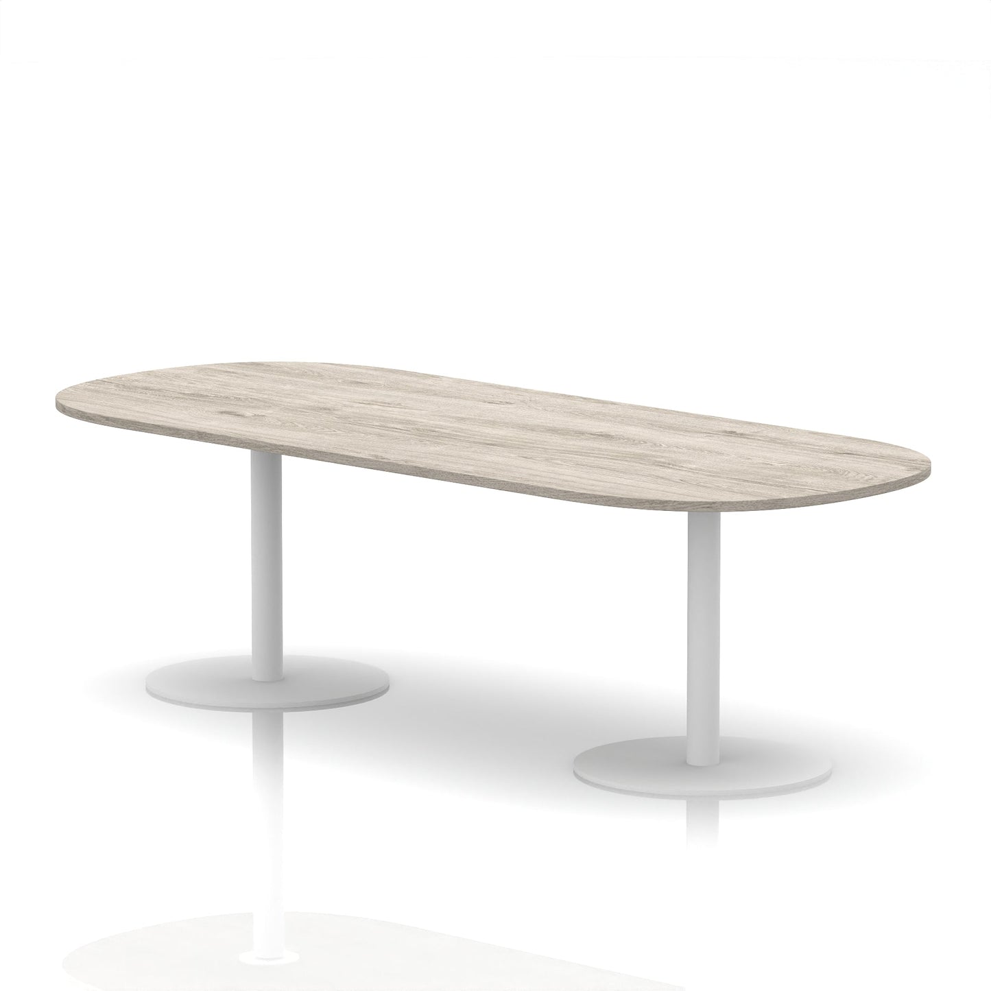 Italia Boardroom Table White Leg