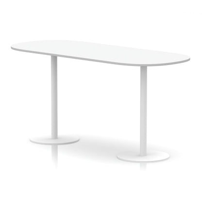 Italia Boardroom Table White Leg