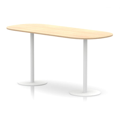 Italia Boardroom Table White Leg
