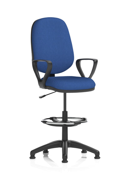 Eclipse Plus I Medium Back Task Operator Office Chair with Hi Rise Draughtsman Kit