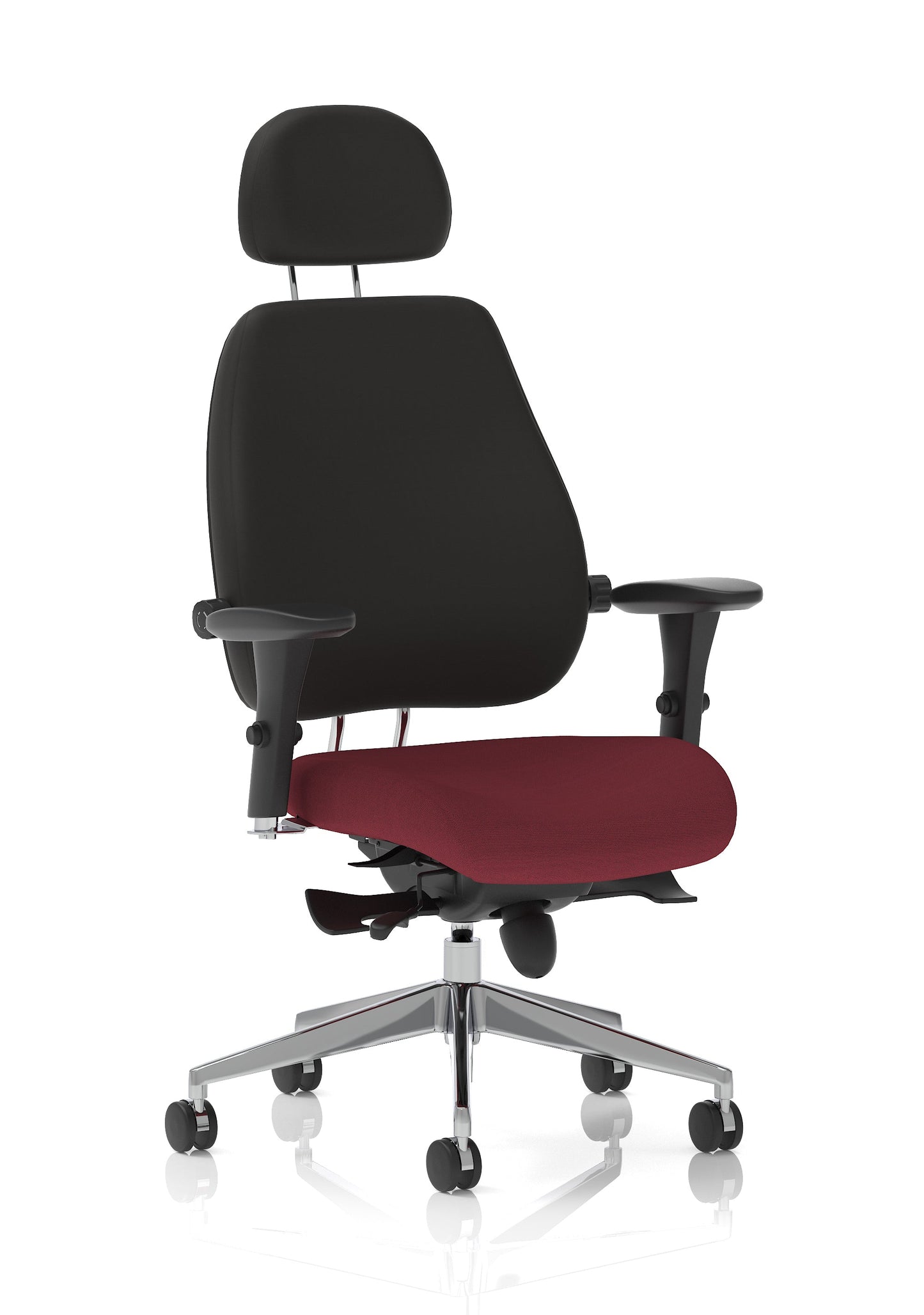 Chiro Plus Ultimate High Back Ergonomic Posture Chair with Arms and Headrest