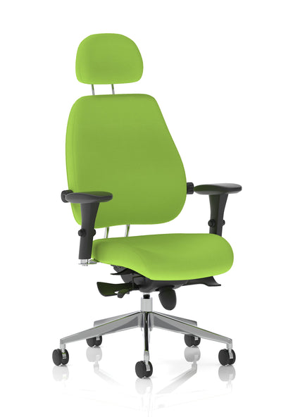 Chiro Plus Ultimate High Back Ergonomic Posture Chair with Arms and Headrest