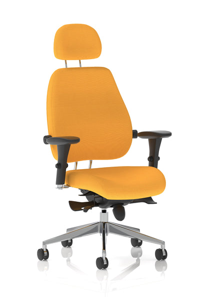 Chiro Plus Ultimate High Back Ergonomic Posture Chair with Arms and Headrest