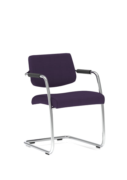 Havanna Medium Back Cantilever Visitor Chair with Arms