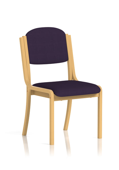 Madrid Wooden Frame Visitor Chair with Arms