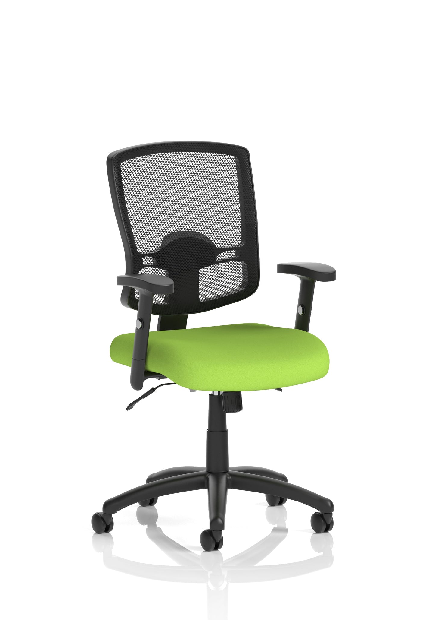 Portland II Medium Mesh Back Task Operator Office Chair with Arms