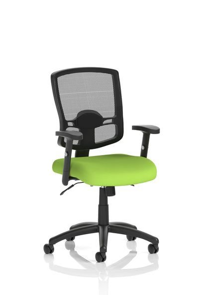 Portland II Medium Mesh Back Task Operator Office Chair with Arms