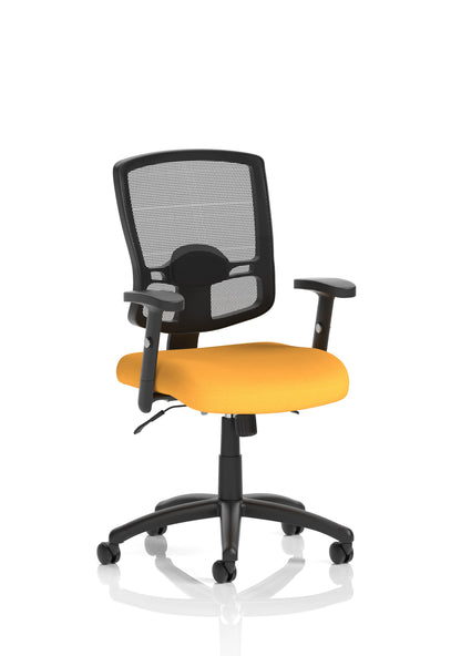 Portland II Medium Mesh Back Task Operator Office Chair with Arms