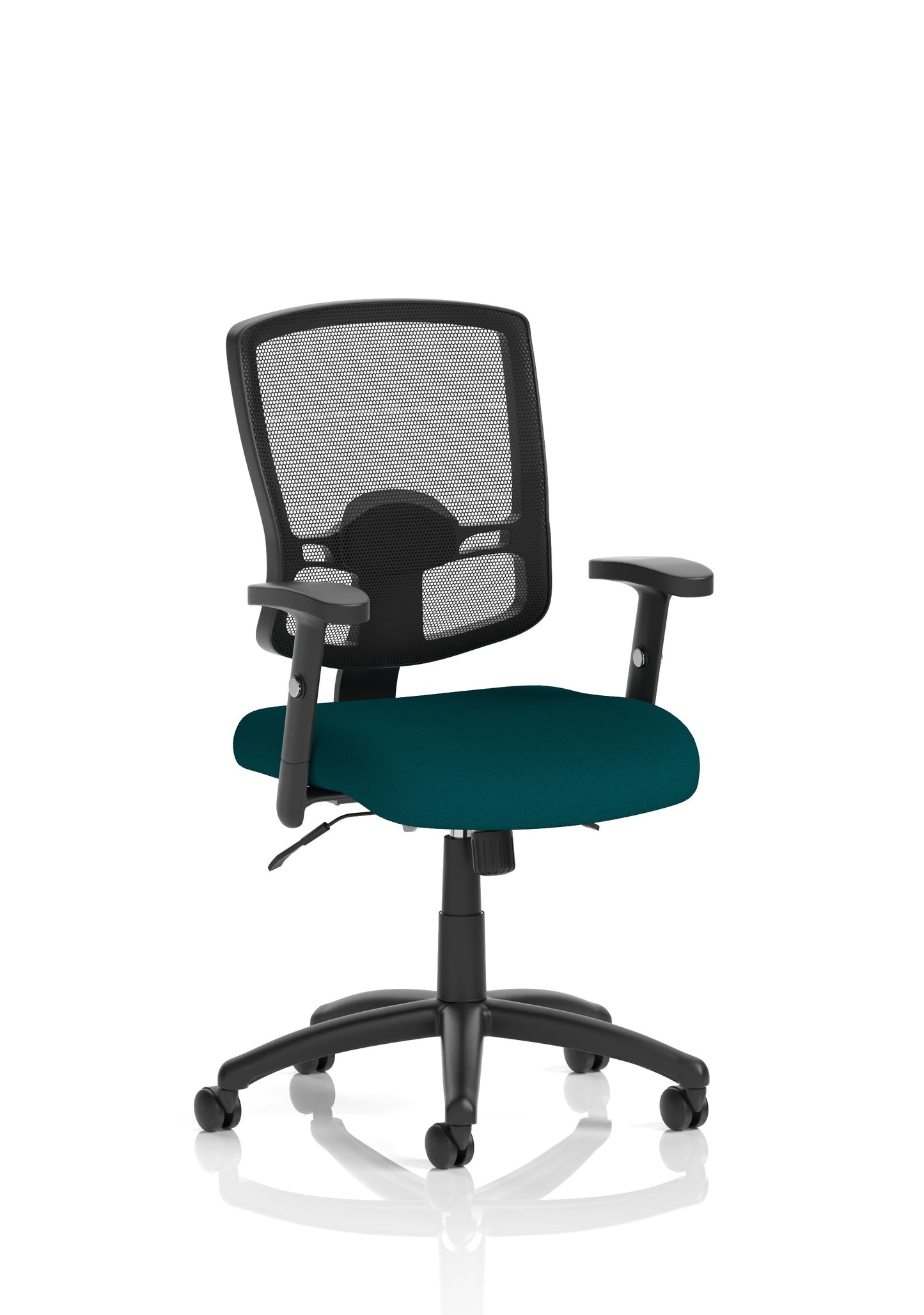 Portland II Medium Mesh Back Task Operator Office Chair with Arms