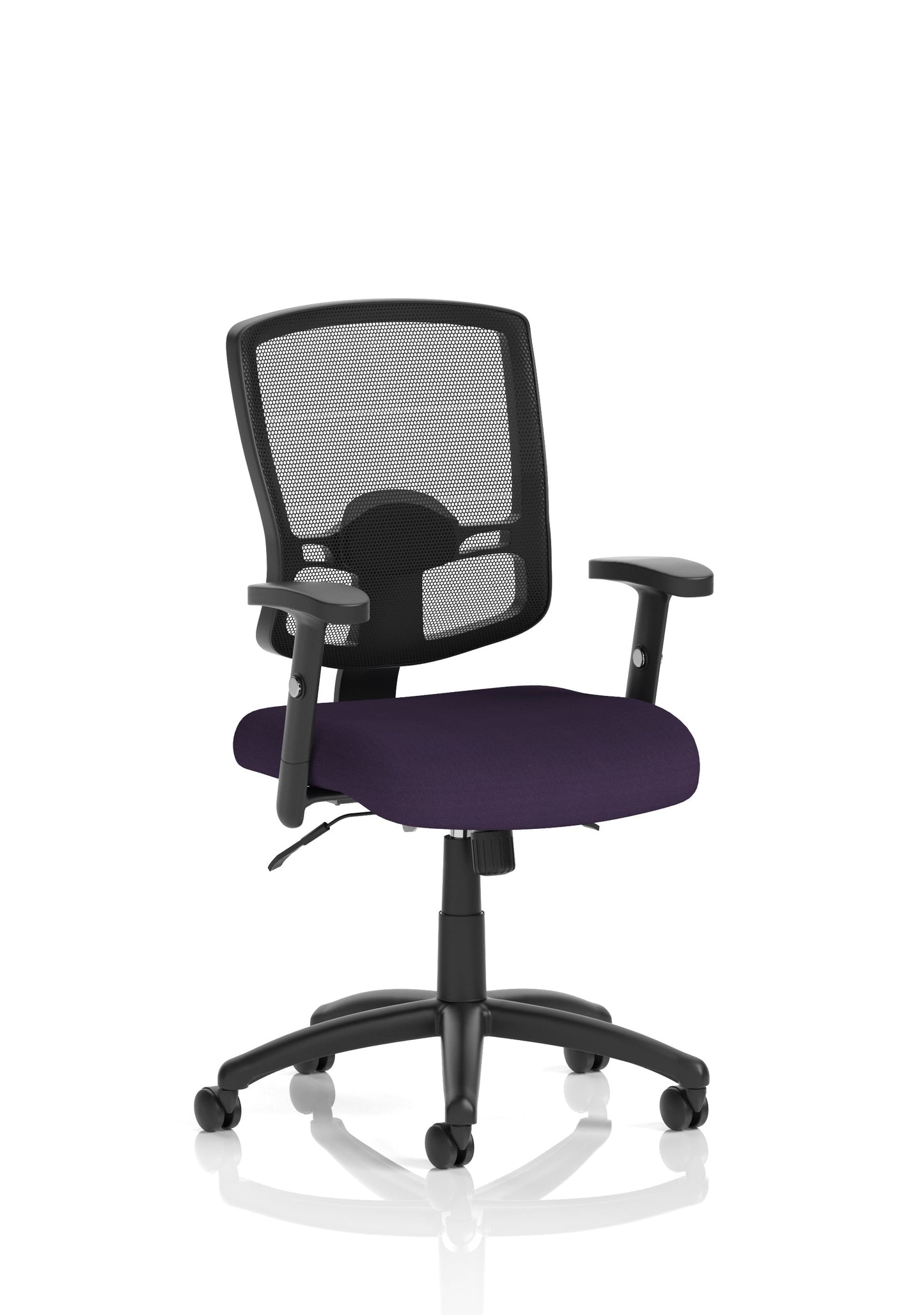 Portland II Medium Mesh Back Task Operator Office Chair with Arms