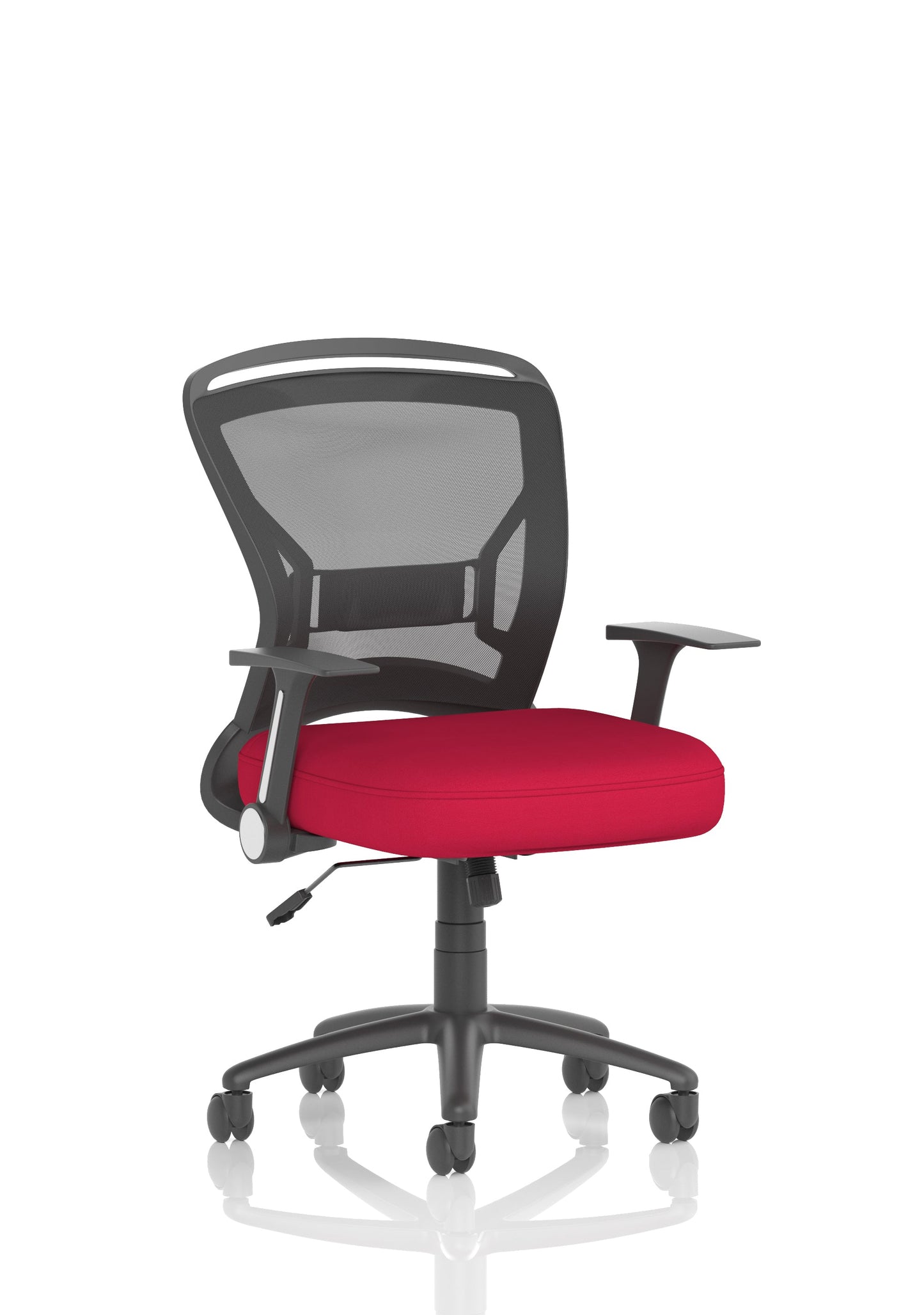 Zeus Medium Mesh Back Task Operator Office Chair with Arms