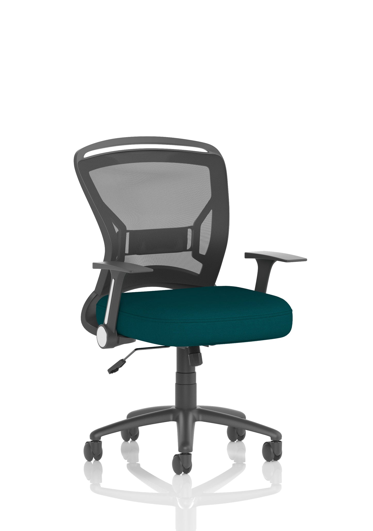 Zeus Medium Mesh Back Task Operator Office Chair with Arms