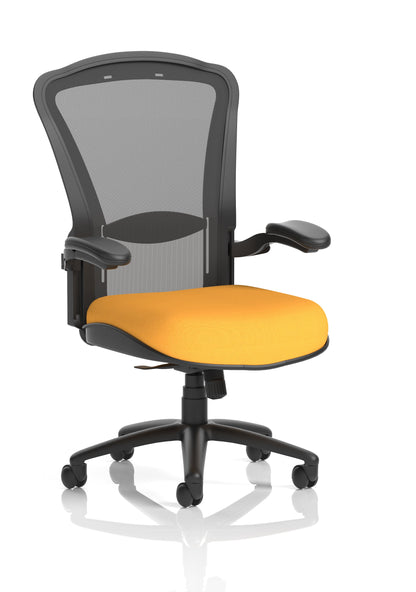 Houston High Mesh Back Heavy Duty Task Operator Office Chair with Arms