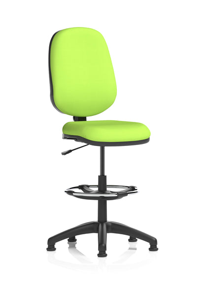 Eclipse Plus I Medium Back Task Operator Office Chair with Hi Rise Draughtsman Kit