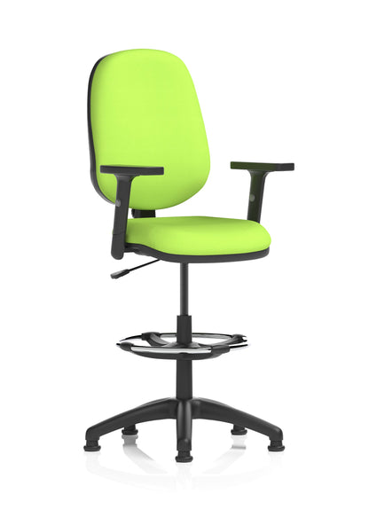 Eclipse Plus I Medium Back Task Operator Office Chair with Hi Rise Draughtsman Kit