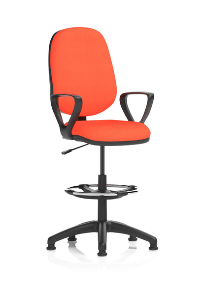 Eclipse Plus I Medium Back Task Operator Office Chair with Hi Rise Draughtsman Kit