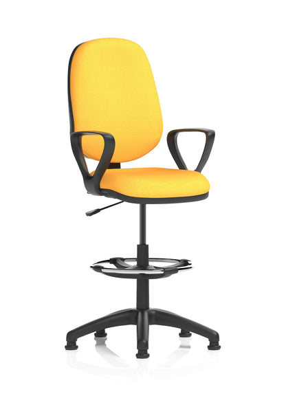 Eclipse Plus I Medium Back Task Operator Office Chair with Hi Rise Draughtsman Kit