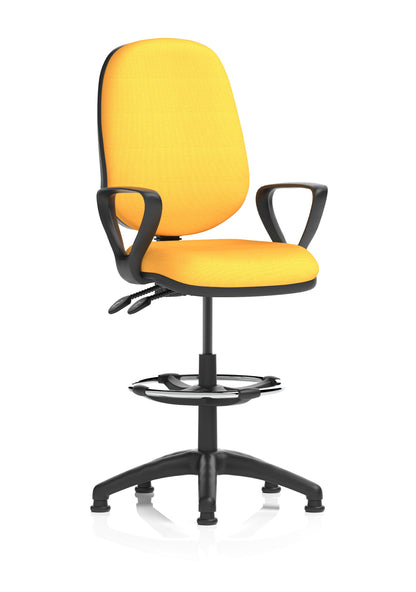 Eclipse Plus II Task Operator Office Chair with Hi Rise Draughtsman Kit