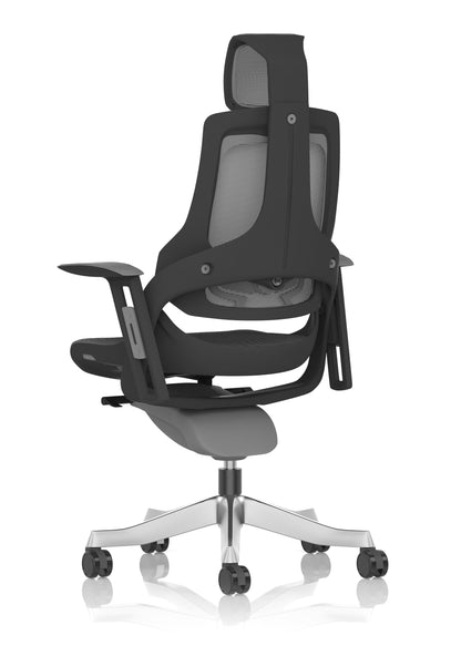 Zure High Back Black Shell Executive Office Chair with Arms