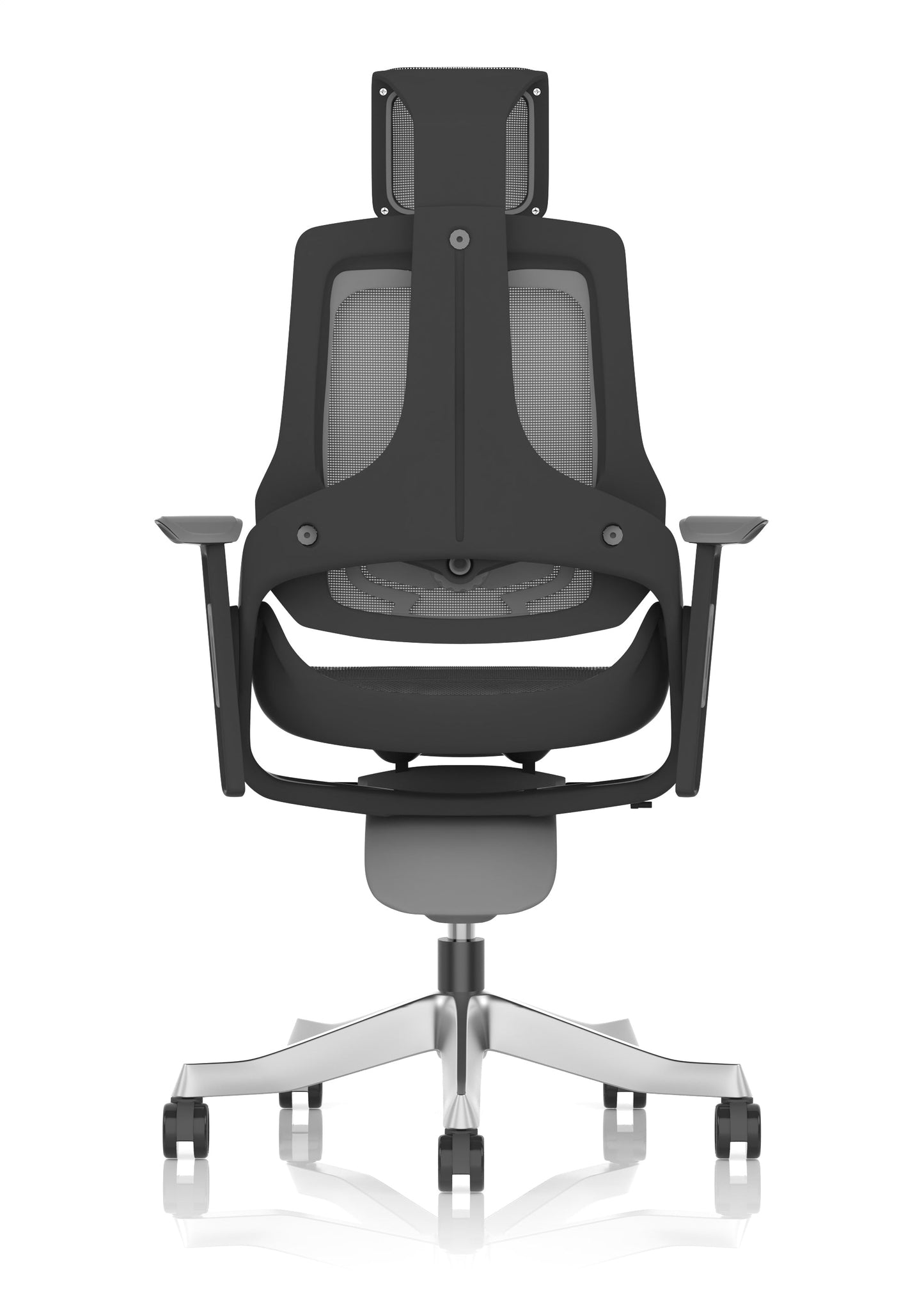 Zure High Back Black Shell Executive Office Chair with Arms