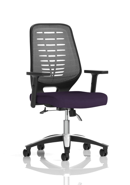 Relay Medium Mesh Back Task Operator Office Chair with Arms