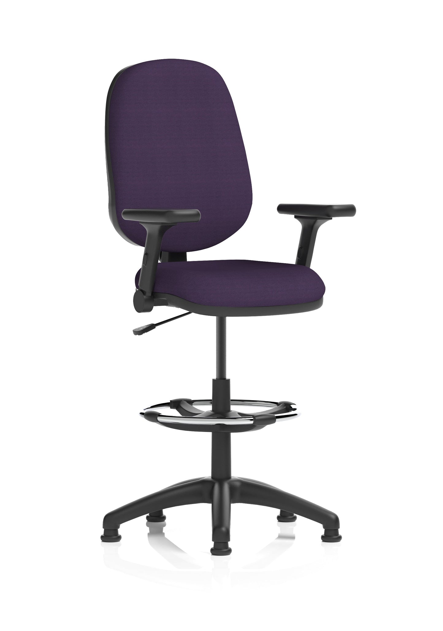 Eclipse Plus I Medium Back Task Operator Office Chair with Hi Rise Draughtsman Kit