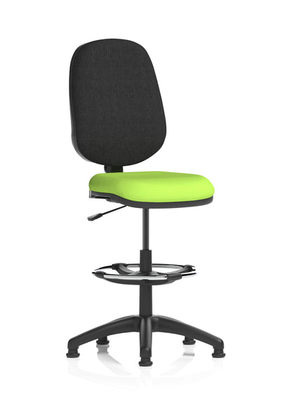 Eclipse Plus I Medium Back Task Operator Office Chair with Hi Rise Draughtsman Kit