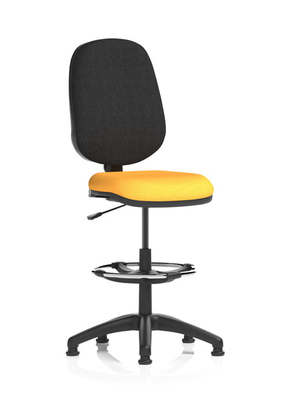 Eclipse Plus I Medium Back Task Operator Office Chair with Hi Rise Draughtsman Kit