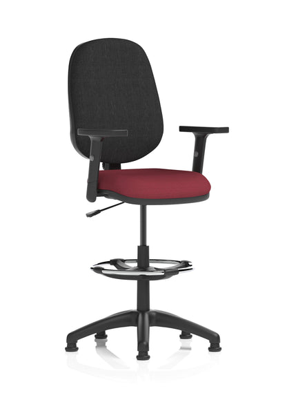 Eclipse Plus I Medium Back Task Operator Office Chair with Hi Rise Draughtsman Kit