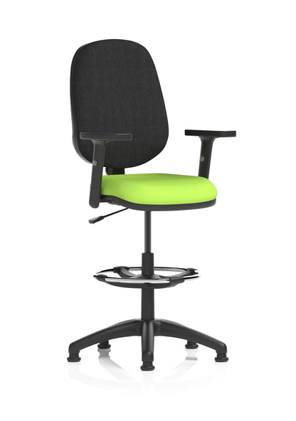 Eclipse Plus I Medium Back Task Operator Office Chair with Hi Rise Draughtsman Kit