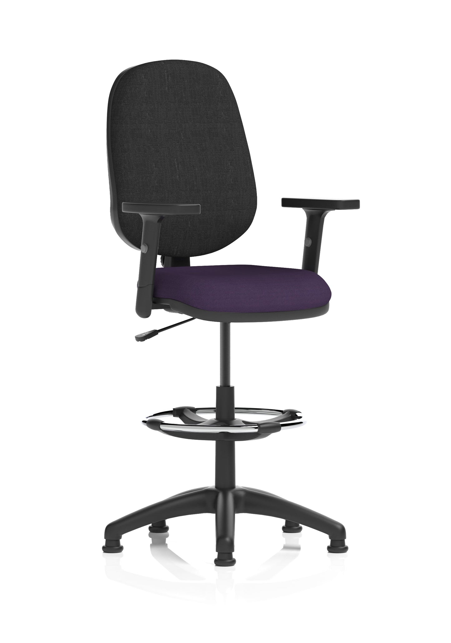 Eclipse Plus I Medium Back Task Operator Office Chair with Hi Rise Draughtsman Kit