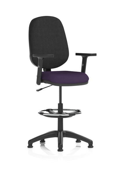 Eclipse Plus I Medium Back Task Operator Office Chair with Hi Rise Draughtsman Kit