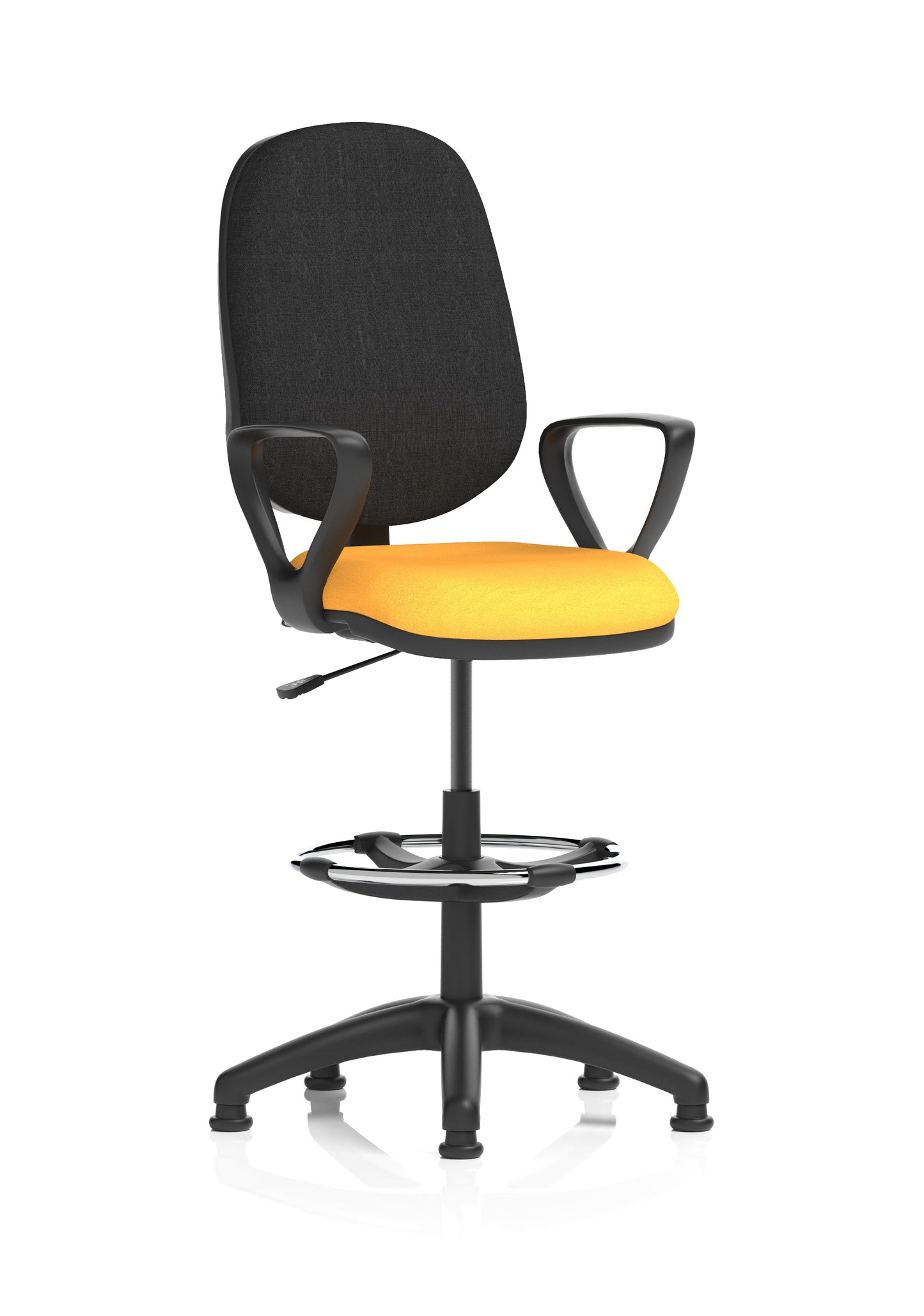 Eclipse Plus I Medium Back Task Operator Office Chair with Hi Rise Draughtsman Kit