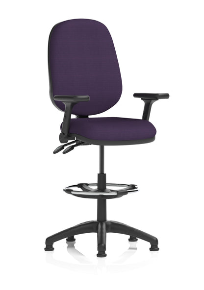 Eclipse Plus II Task Operator Office Chair with Hi Rise Draughtsman Kit