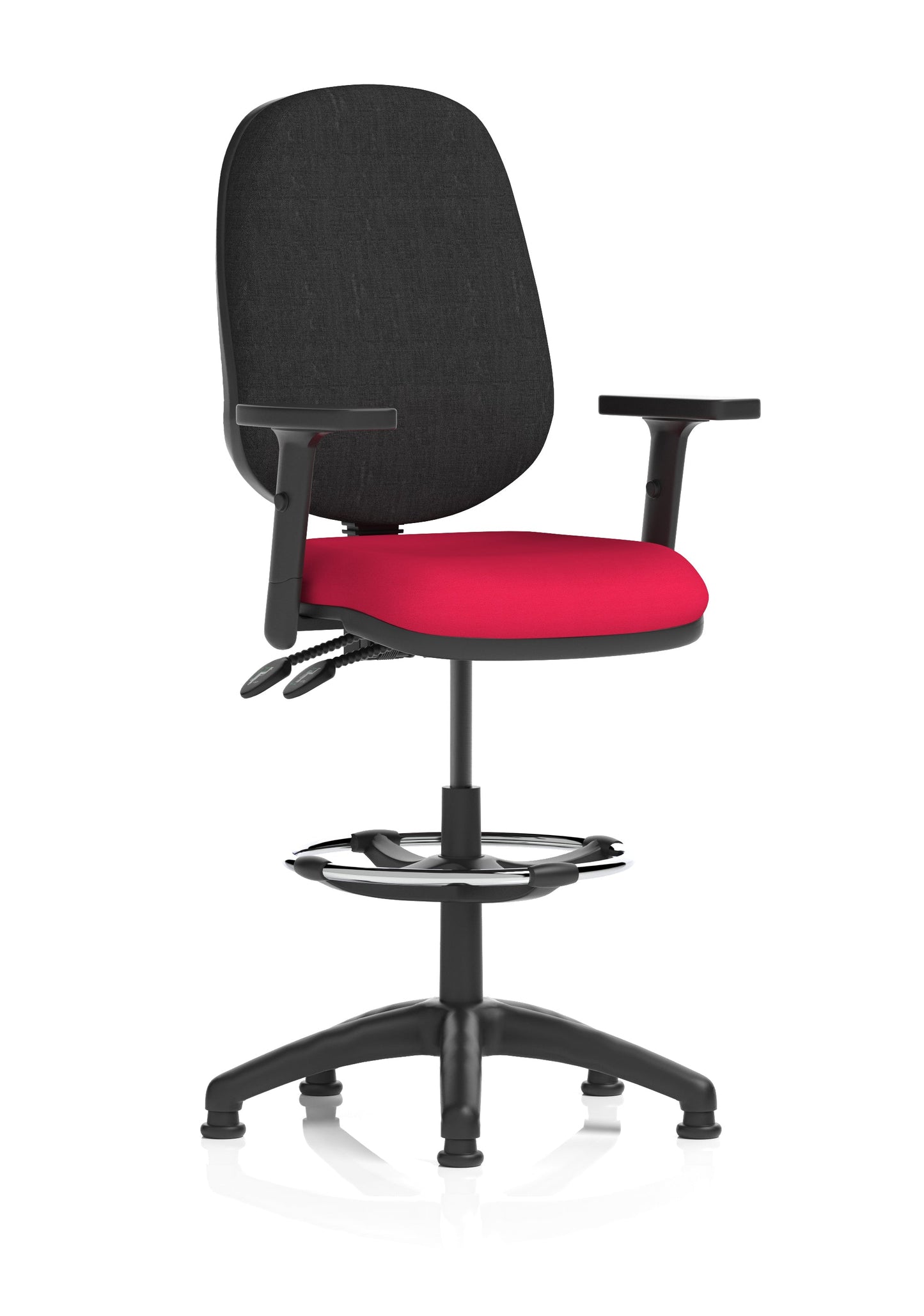 Eclipse Plus II Task Operator Office Chair with Hi Rise Draughtsman Kit