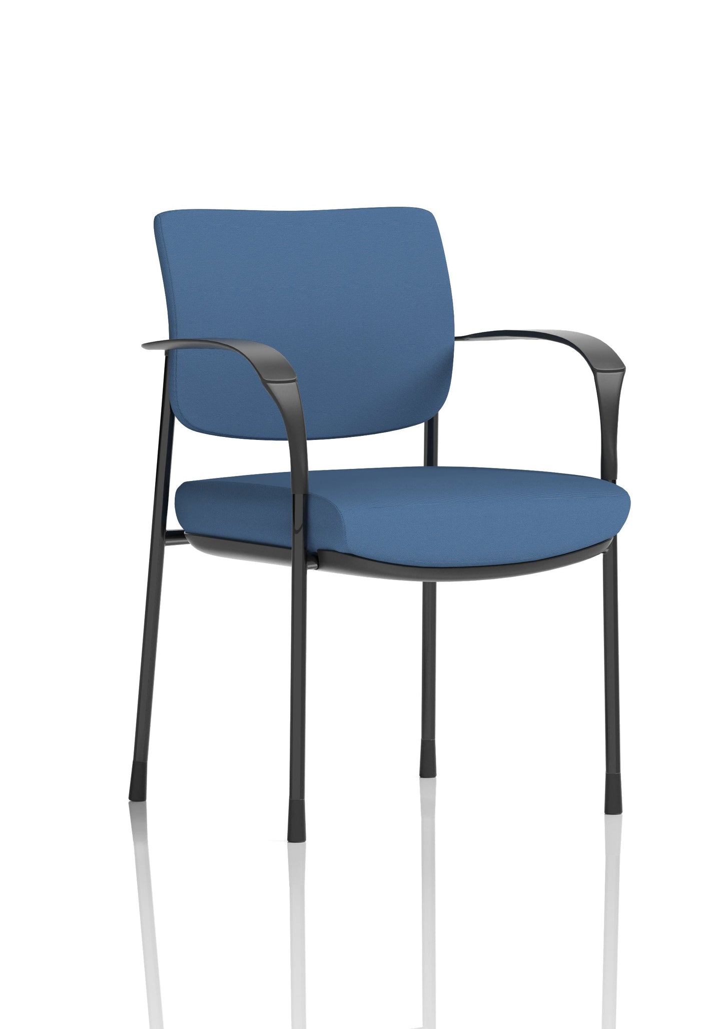 Brunswick Deluxe Medium Back Stacking Visitor Office Chair with Arms