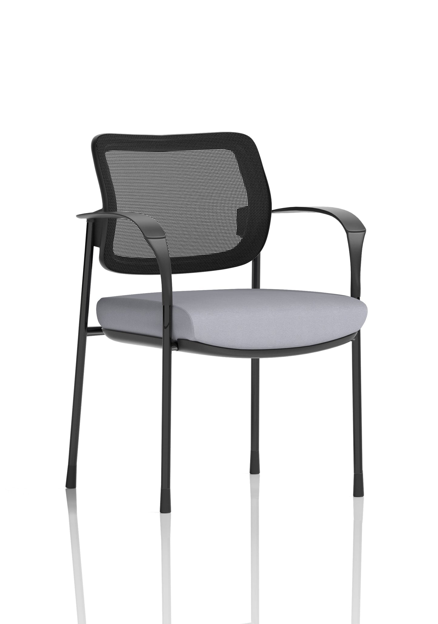 Brunswick Deluxe Medium Back Stacking Visitor Office Chair with Arms