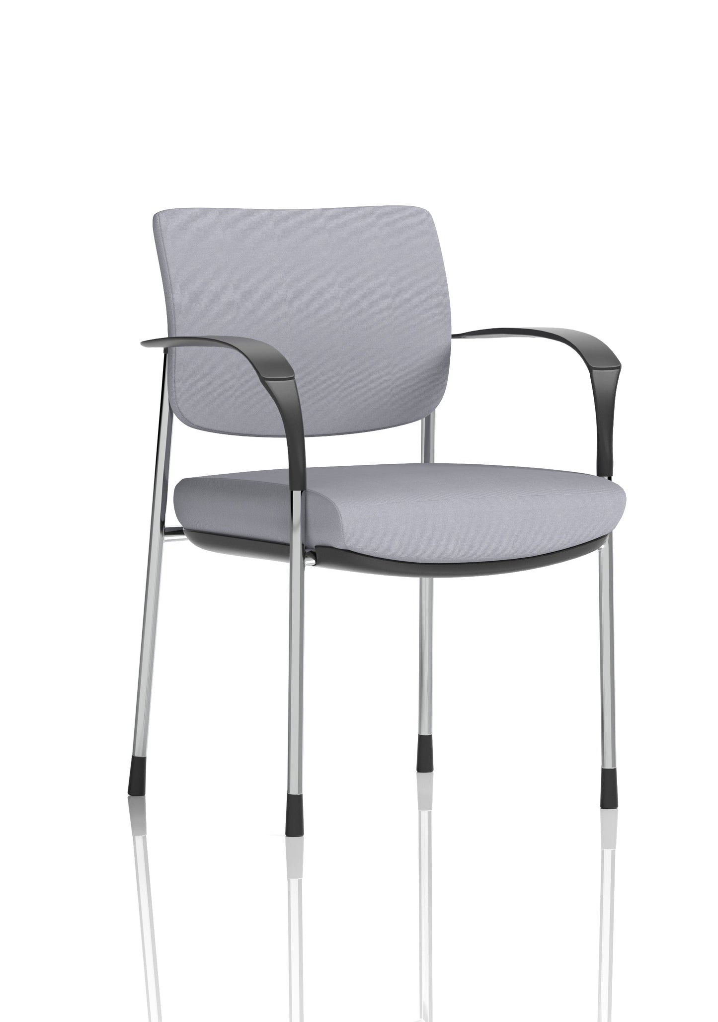 Brunswick Deluxe Medium Back Stacking Visitor Office Chair with Arms