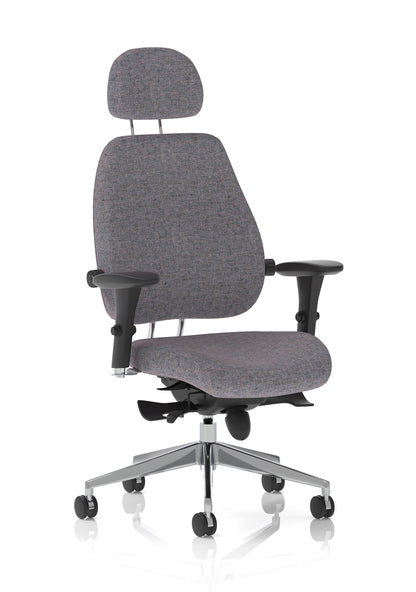 Chiro Plus Ultimate High Back Ergonomic Posture Chair with Arms and Headrest