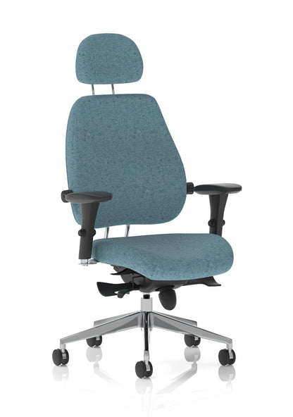 Chiro Plus Ultimate High Back Ergonomic Posture Chair with Arms and Headrest