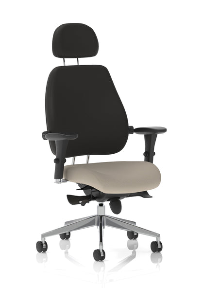 Chiro Plus Ultimate High Back Ergonomic Posture Chair with Arms and Headrest