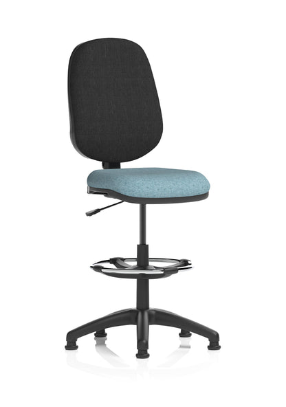 Eclipse Plus I Medium Back Task Operator Office Chair with Hi Rise Draughtsman Kit
