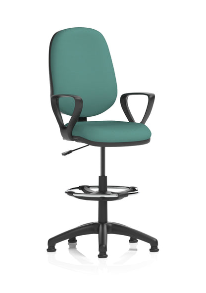 Eclipse Plus I Medium Back Task Operator Office Chair with Hi Rise Draughtsman Kit