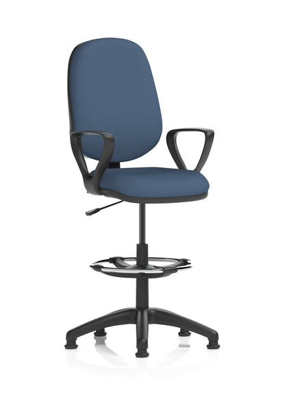 Eclipse Plus I Medium Back Task Operator Office Chair with Hi Rise Draughtsman Kit
