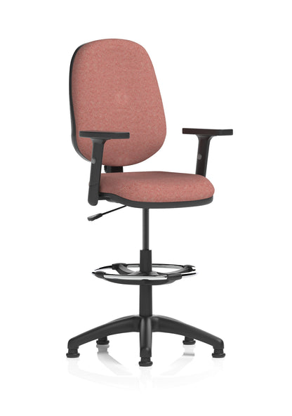 Eclipse Plus I Medium Back Task Operator Office Chair with Hi Rise Draughtsman Kit