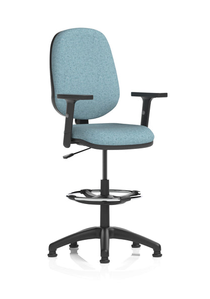 Eclipse Plus I Medium Back Task Operator Office Chair with Hi Rise Draughtsman Kit