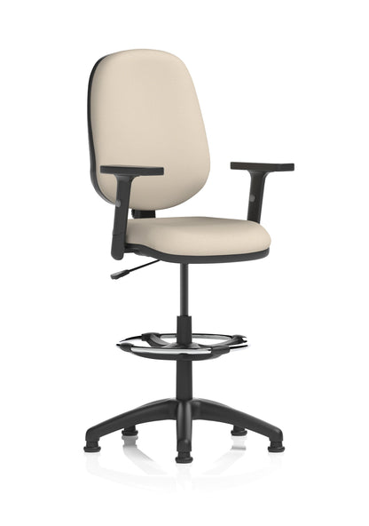 Eclipse Plus I Medium Back Task Operator Office Chair with Hi Rise Draughtsman Kit