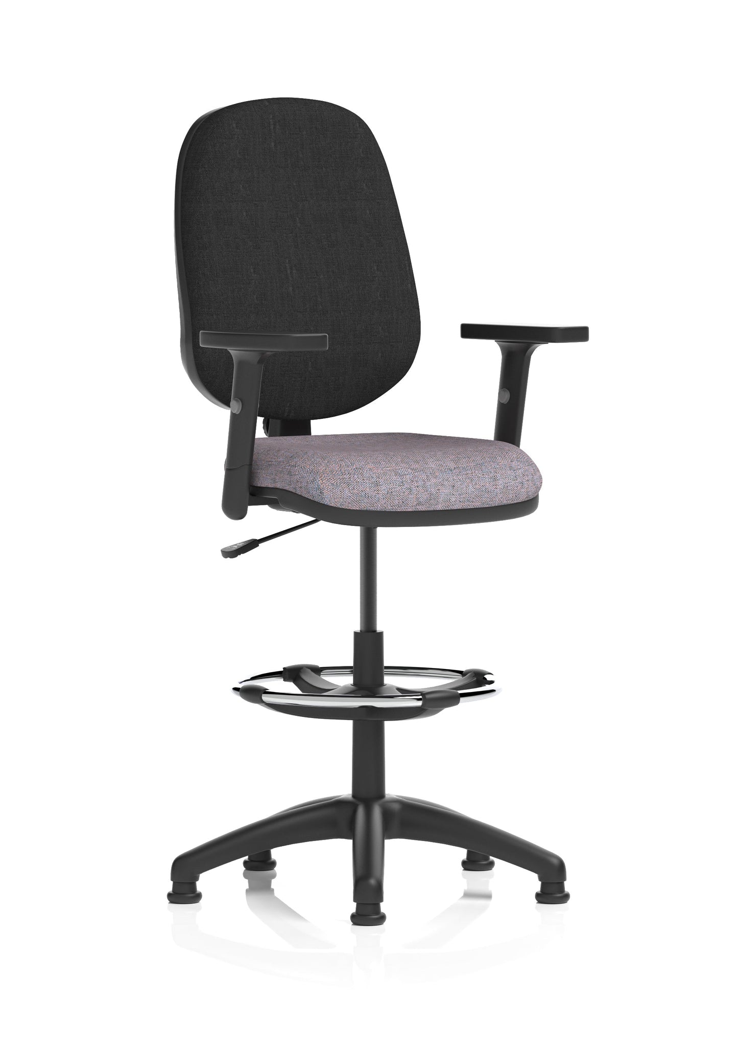 Eclipse Plus I Medium Back Task Operator Office Chair with Hi Rise Draughtsman Kit