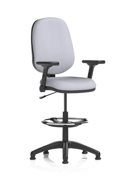 Eclipse Plus I Medium Back Task Operator Office Chair with Hi Rise Draughtsman Kit