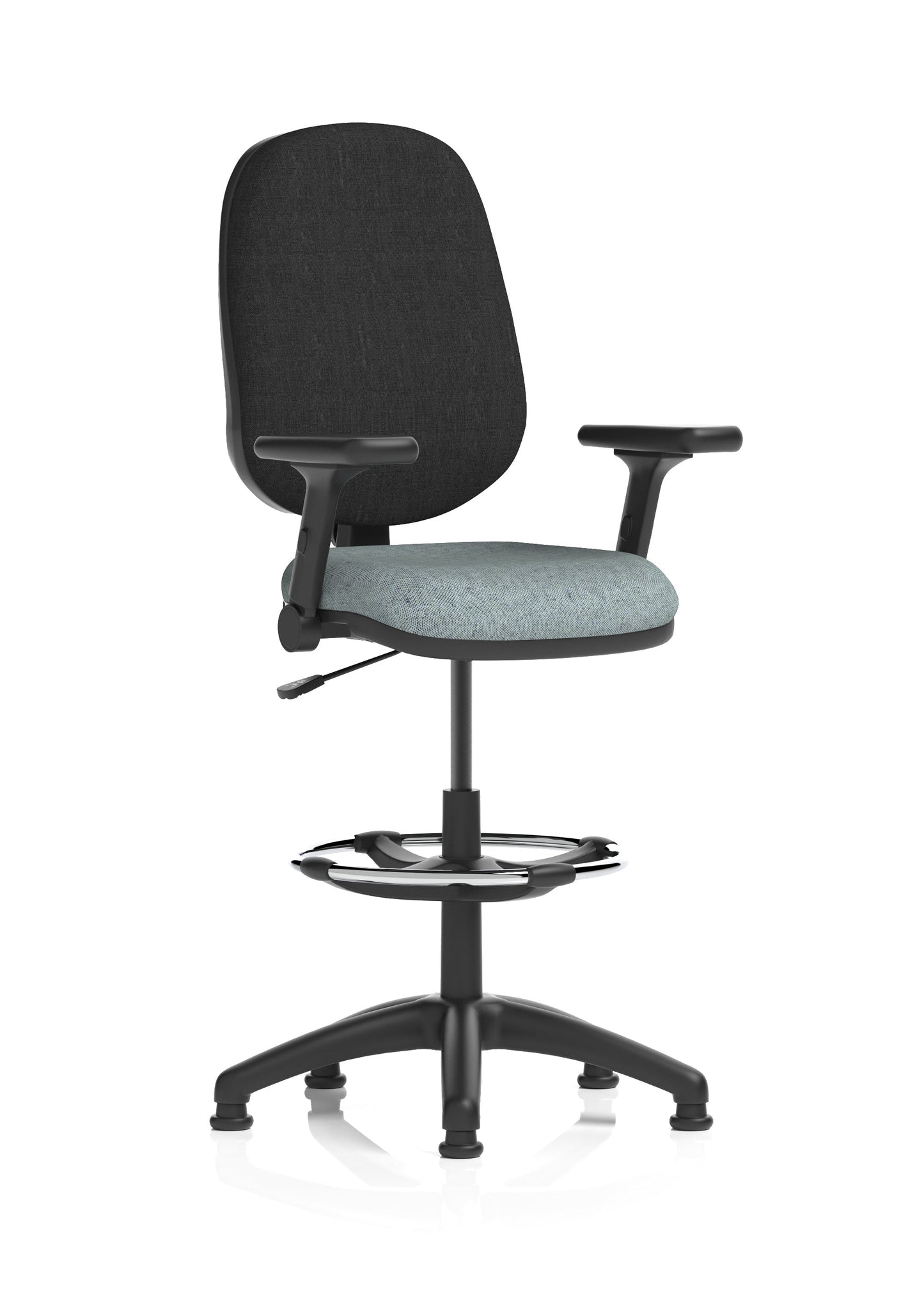 Eclipse Plus I Medium Back Task Operator Office Chair with Hi Rise Draughtsman Kit